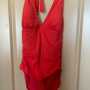 Jantzen halter 1 piece swimsuit NWT